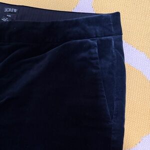 J. Crew KATE Velvet Trousers